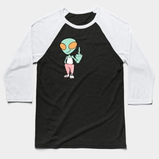 Alien pink Baseball T-Shirt